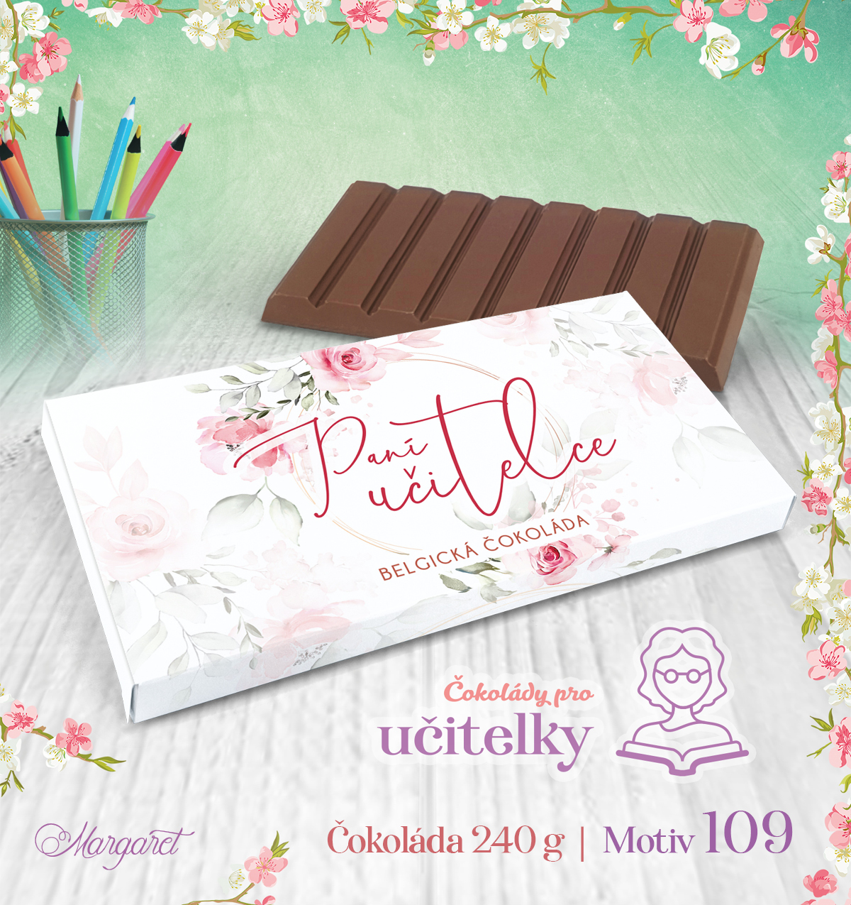 Belgická čokoláda 240 g | Motiv 109