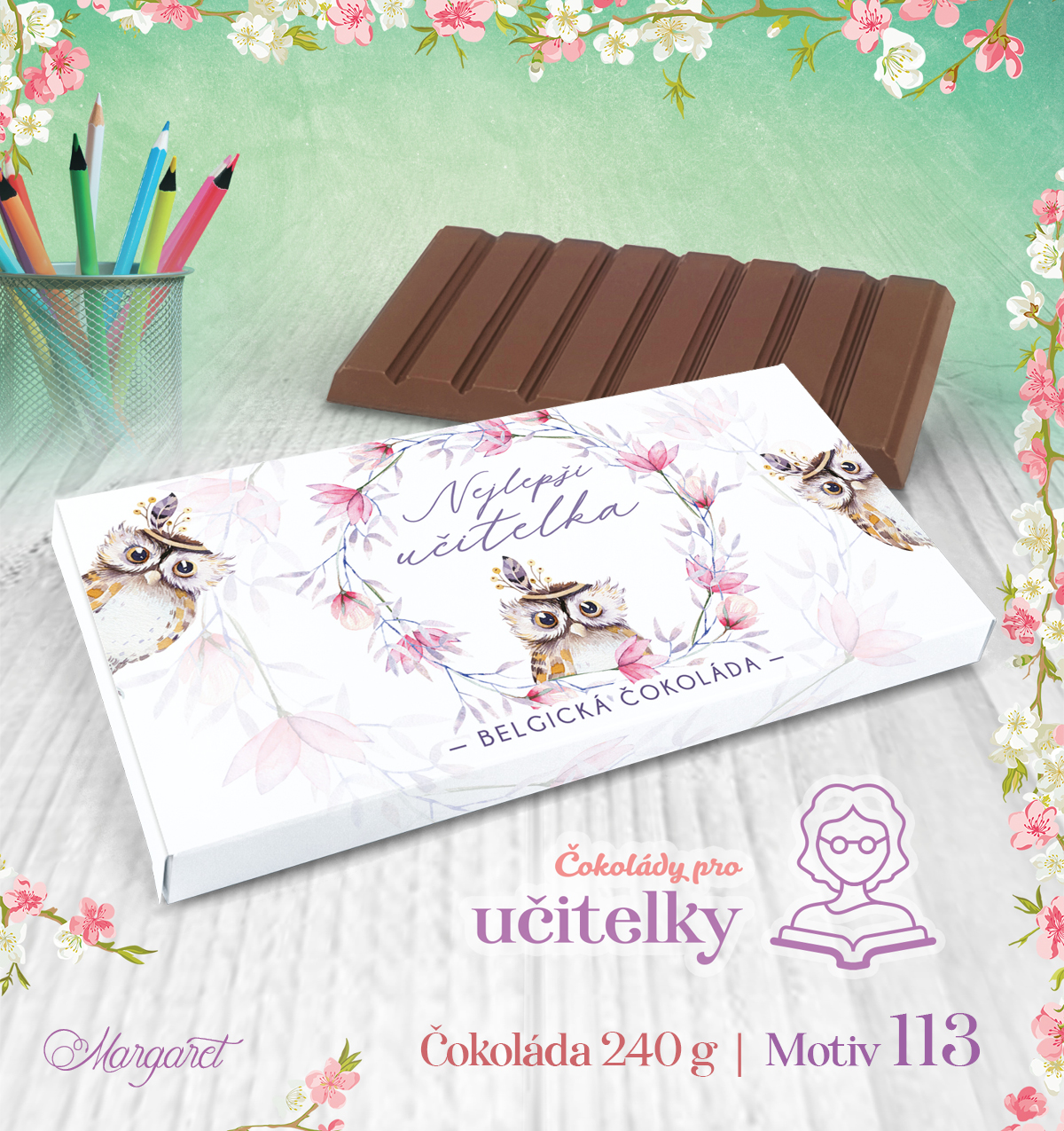 Belgická čokoláda 240 g | Motiv 113
