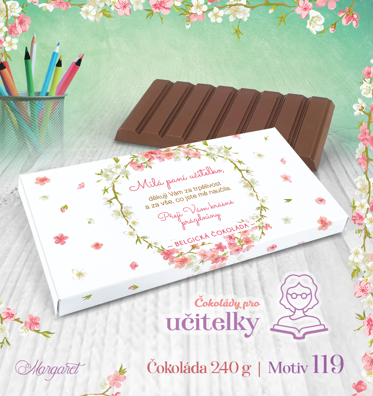 Belgická čokoláda 240 g | Motiv 119