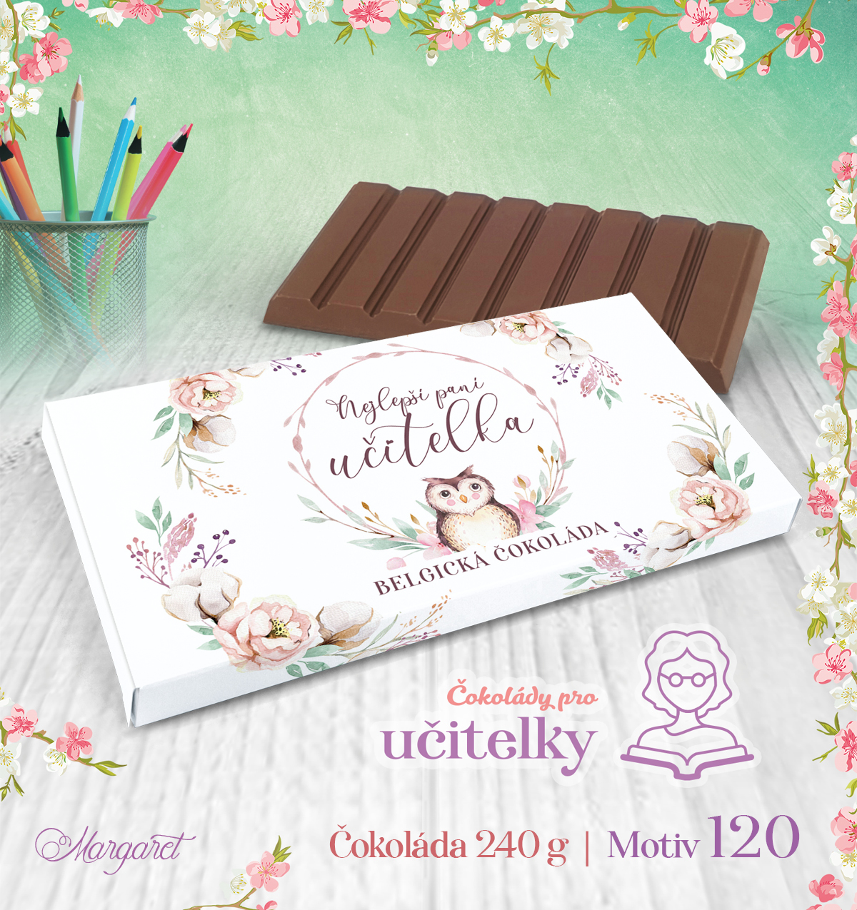 Belgická čokoláda 240 g | Motiv 120