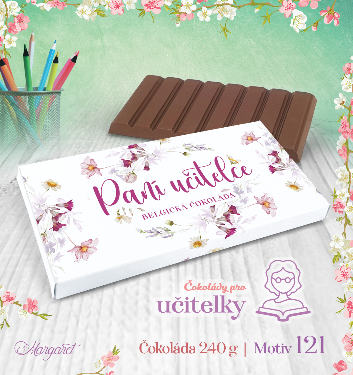 Belgická čokoláda 240 g | Motiv 121