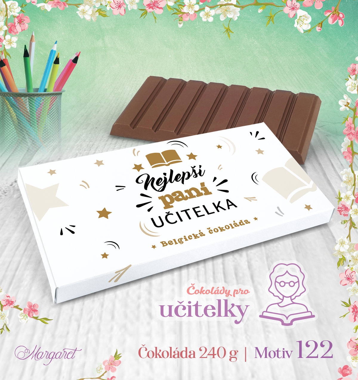 Belgická čokoláda 240 g | Motiv 122