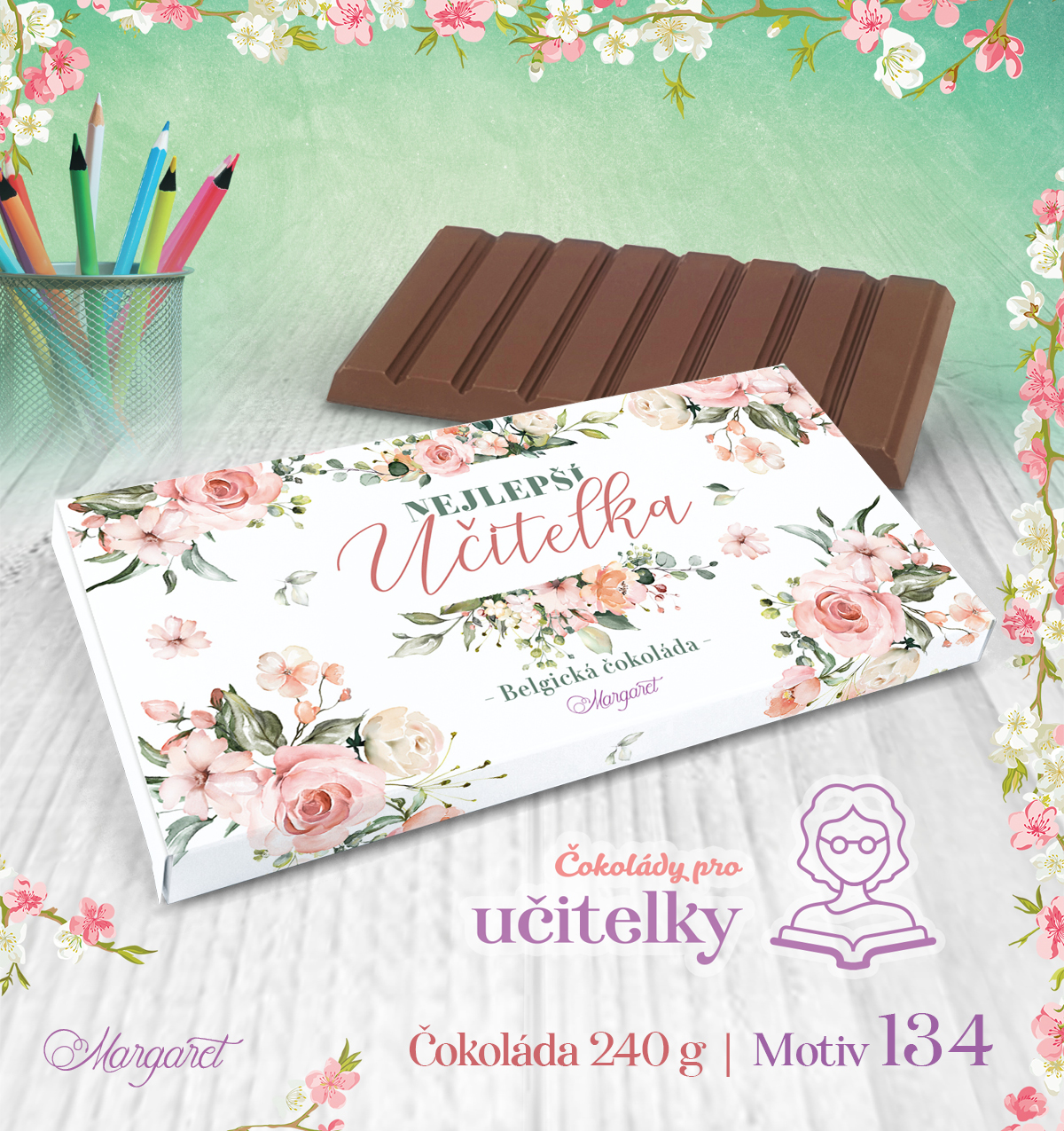 Belgická čokoláda 240 g | Motiv 134