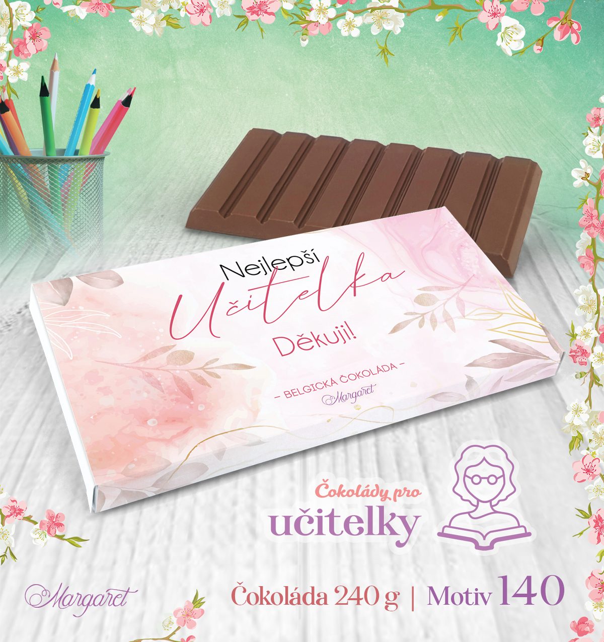 Belgická čokoláda 240 g | Motiv 140