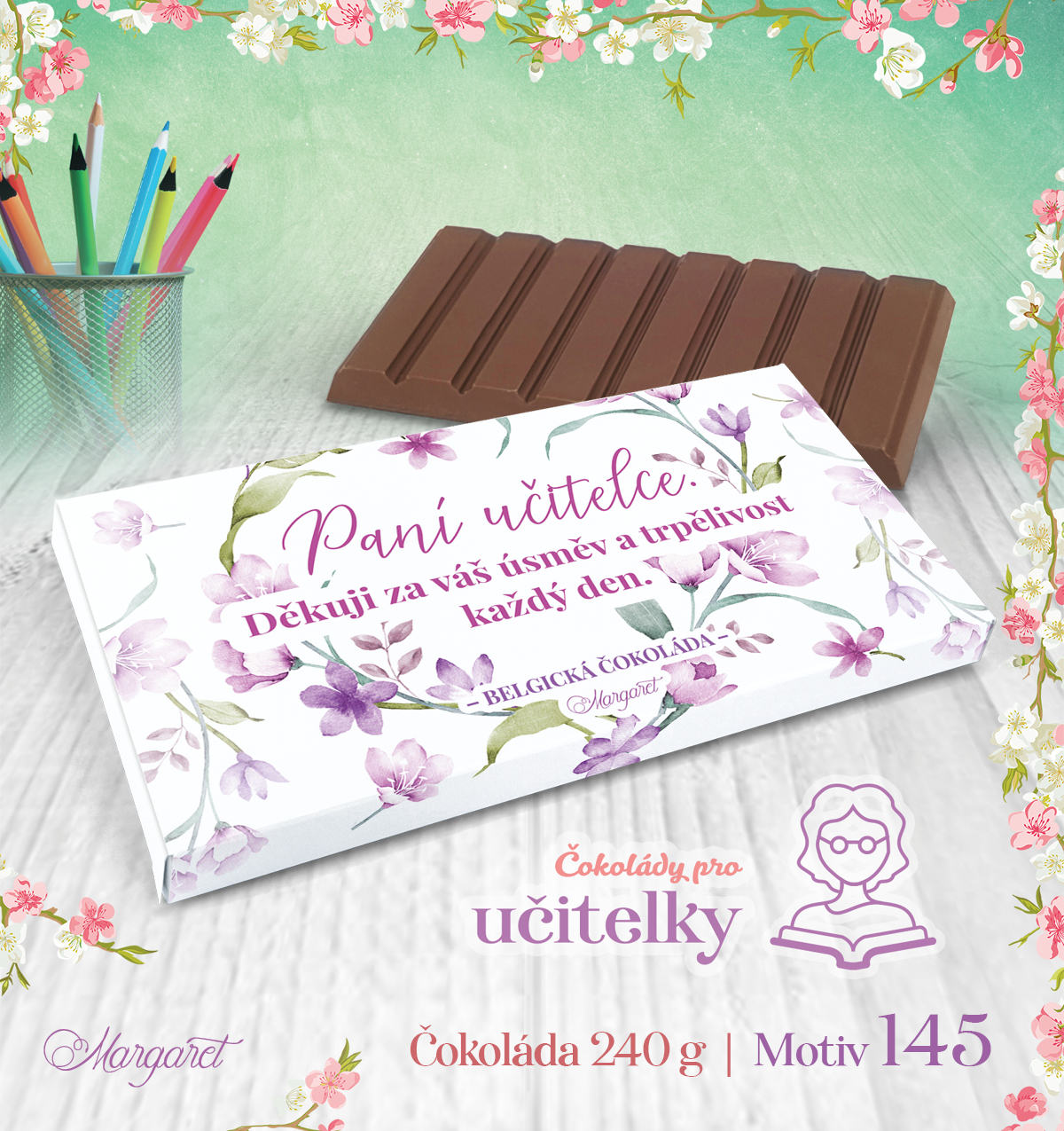 Belgická čokoláda 240 g | Motiv 145