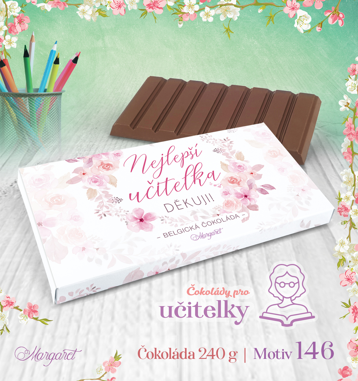 Belgická čokoláda 240 g | Motiv 146