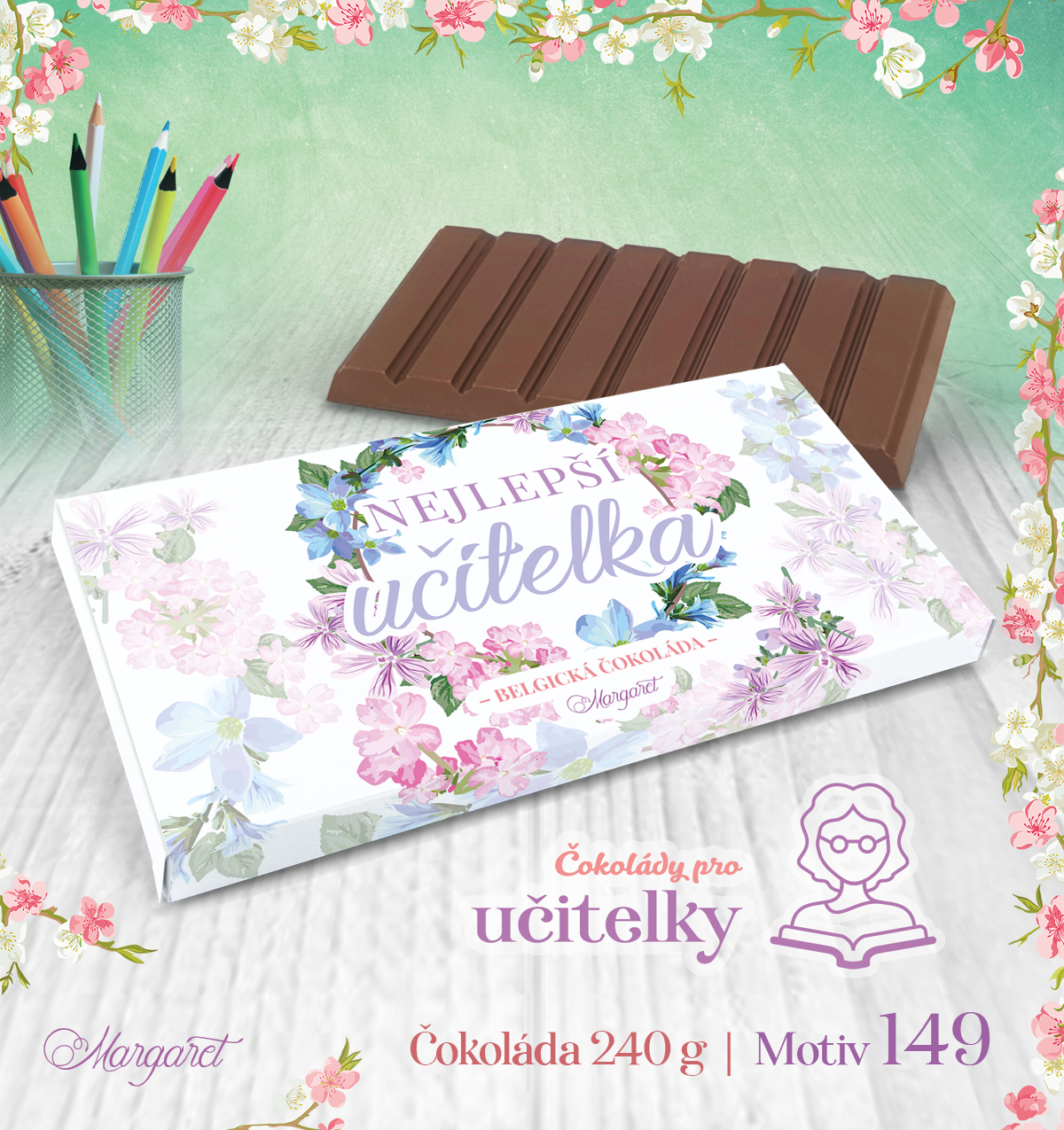 Belgická čokoláda 240 g | Motiv 149