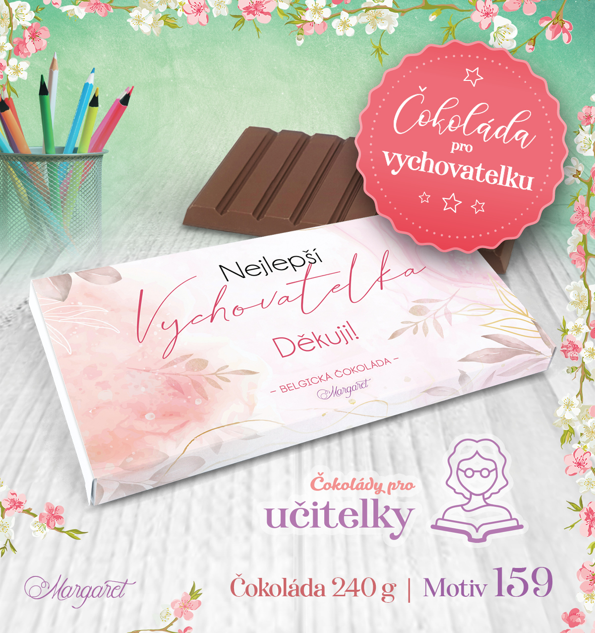 Belgická čokoláda 240 g | Motiv 159