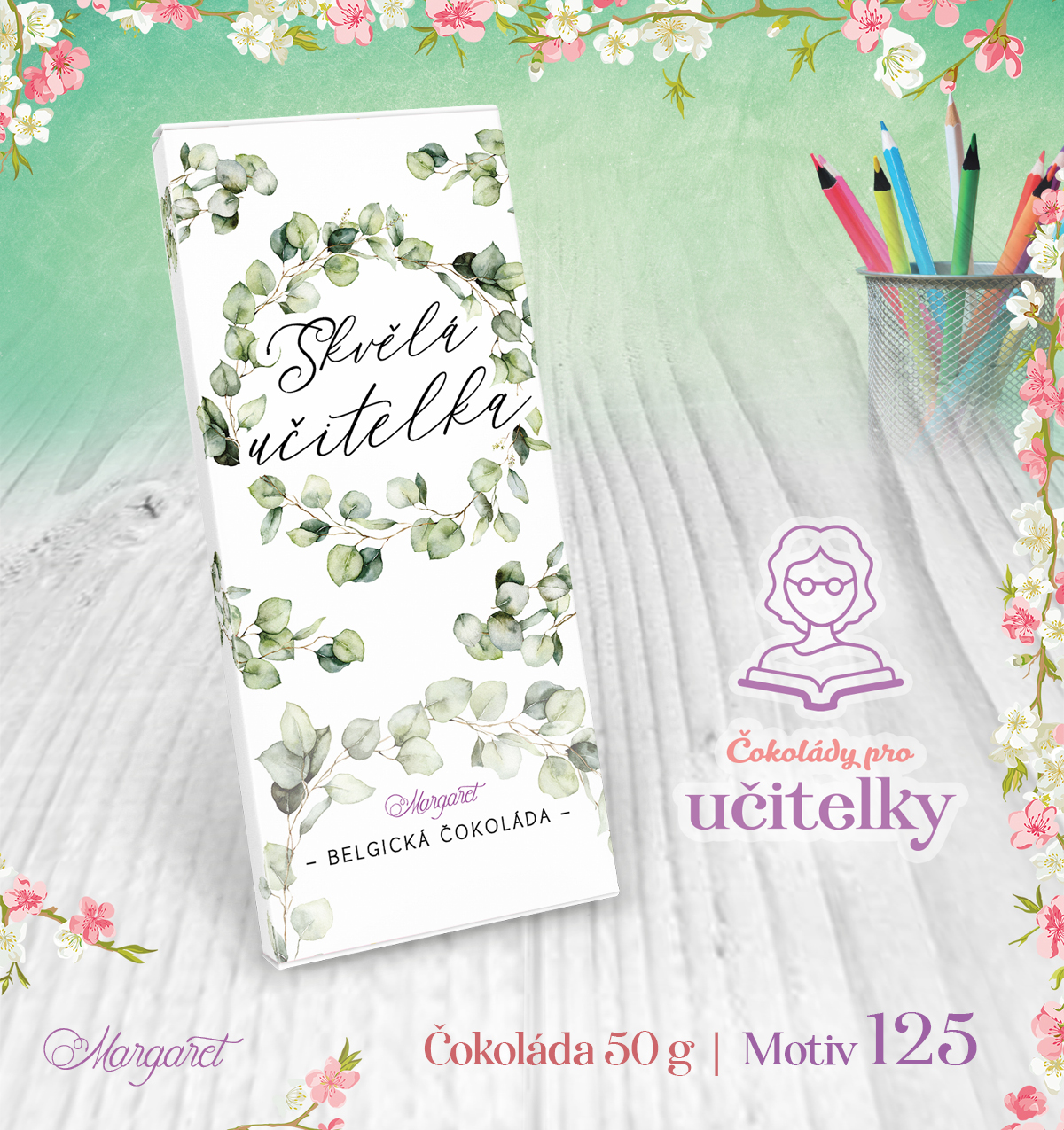 Belgická čokoláda 50 g | Motiv 125