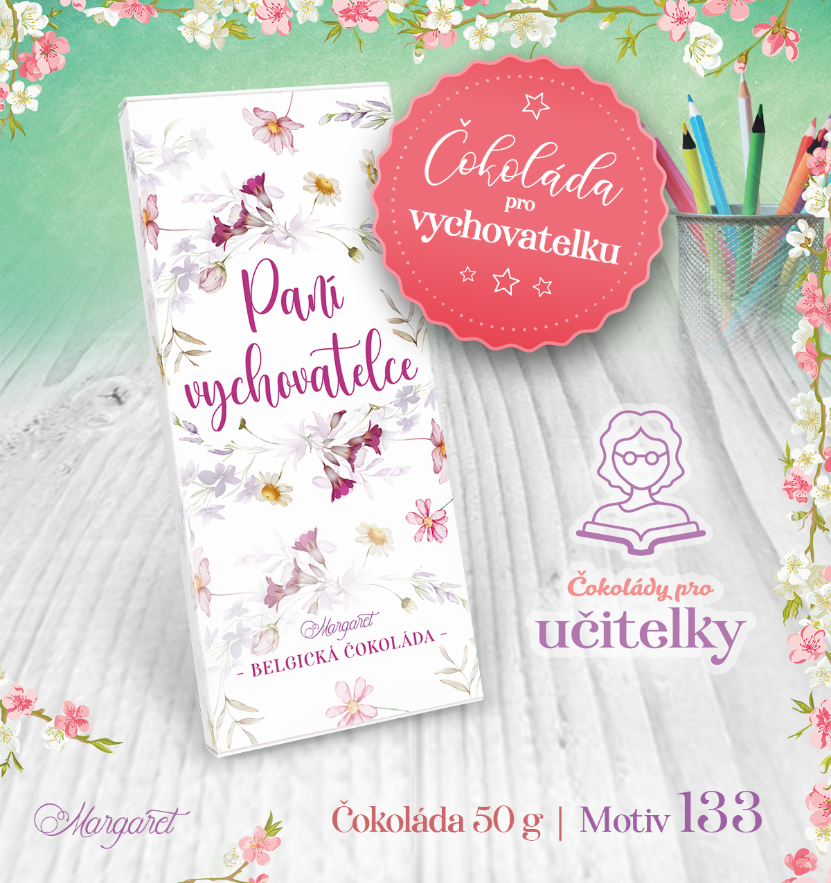 Belgická čokoláda 50 g | Motiv 133
