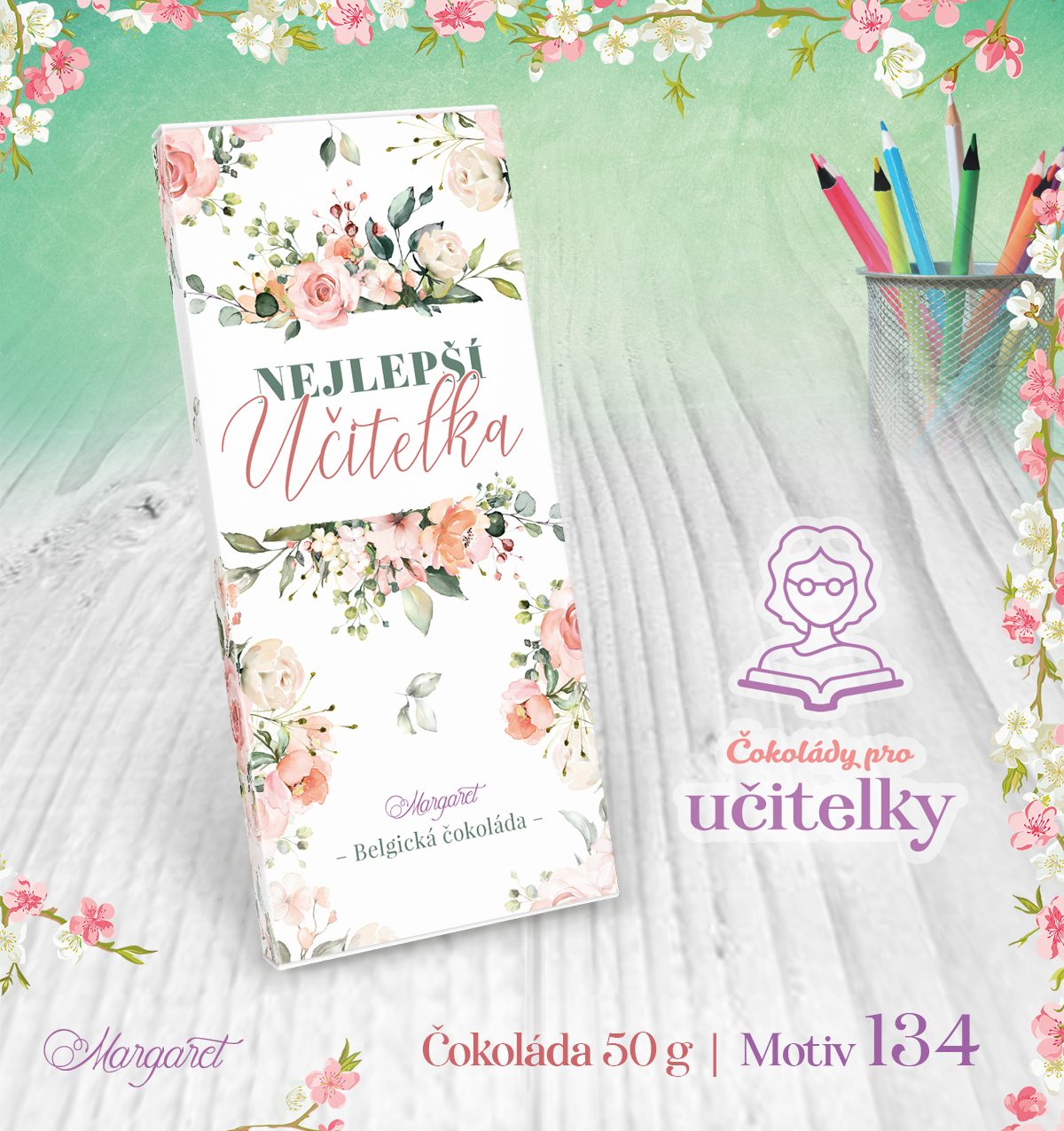 Belgická čokoláda 50 g | Motiv 134