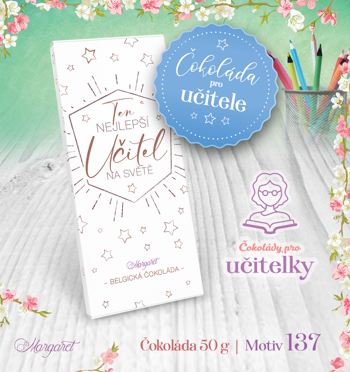Belgická čokoláda 50 g | Motiv 137
