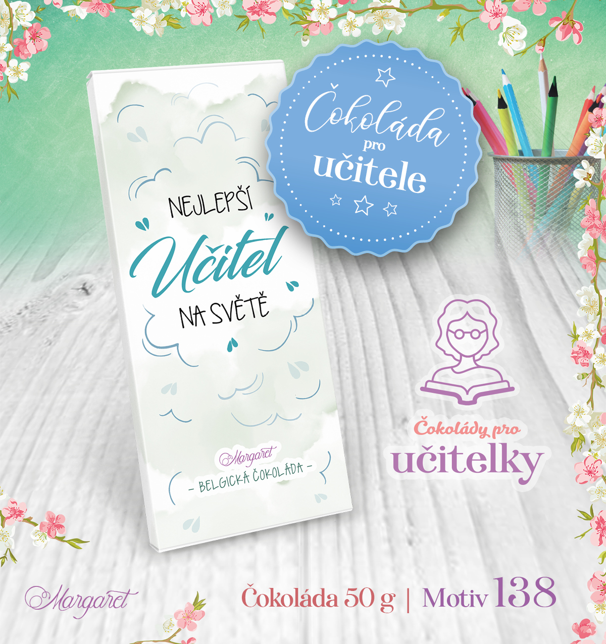 Belgická čokoláda 50 g | Motiv 138