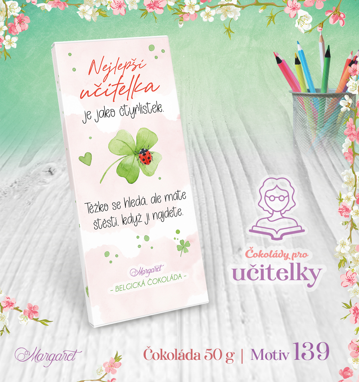 Belgická čokoláda 50 g | Motiv 139