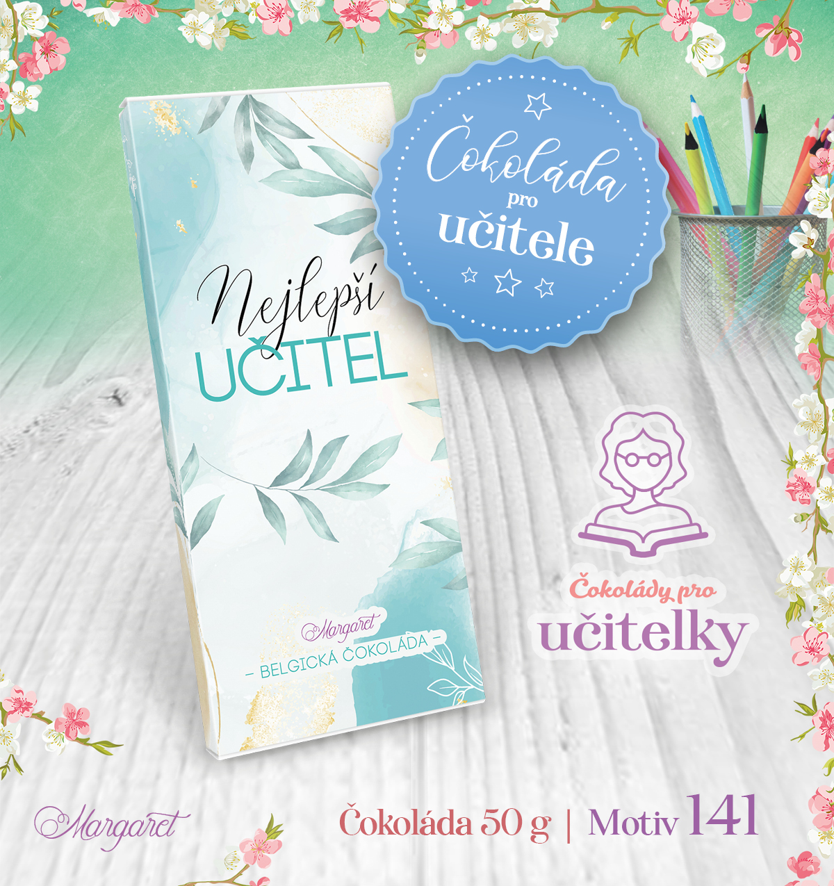 Belgická čokoláda 50 g | Motiv 141