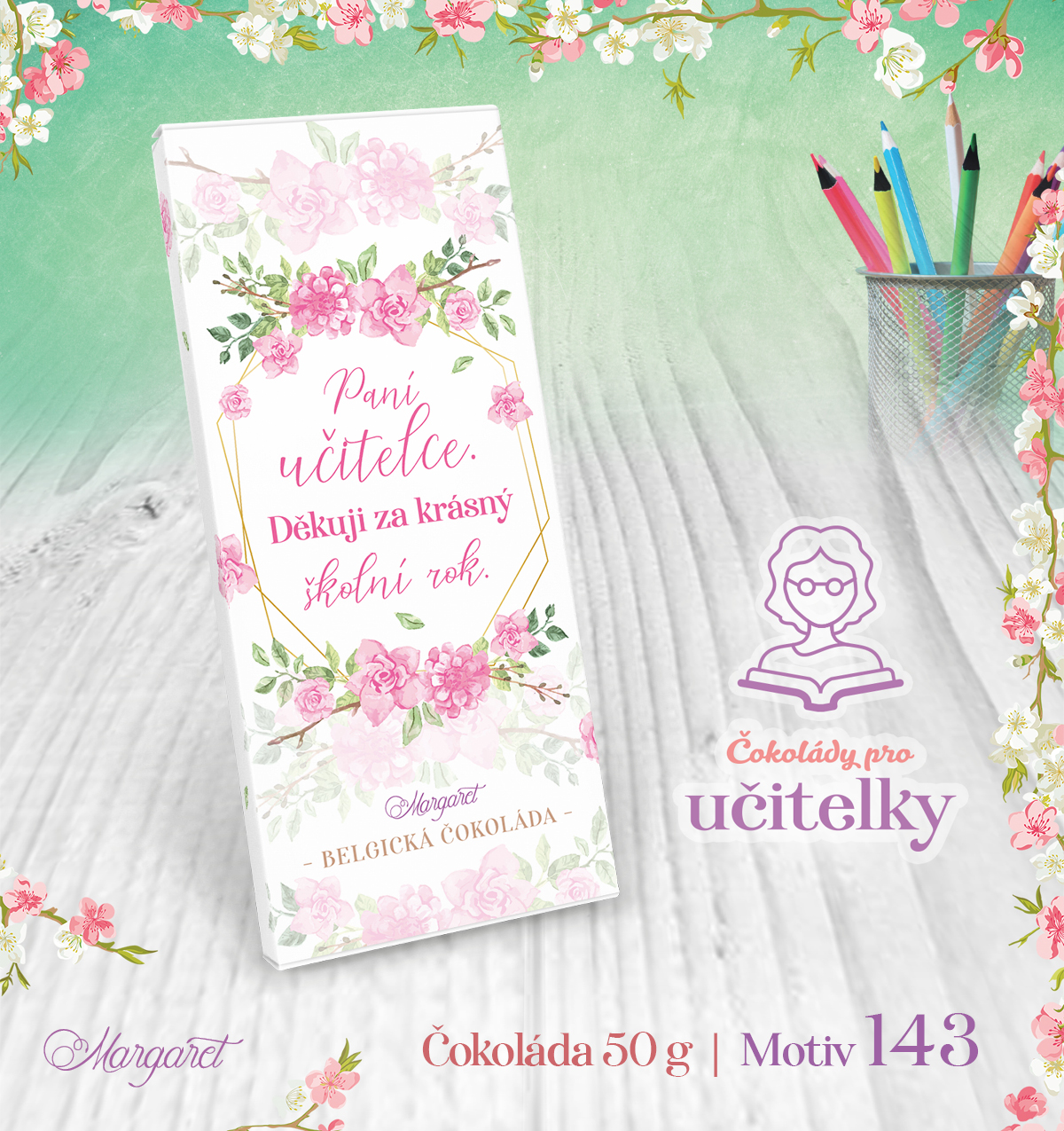 Belgická čokoláda 50 g | Motiv 143