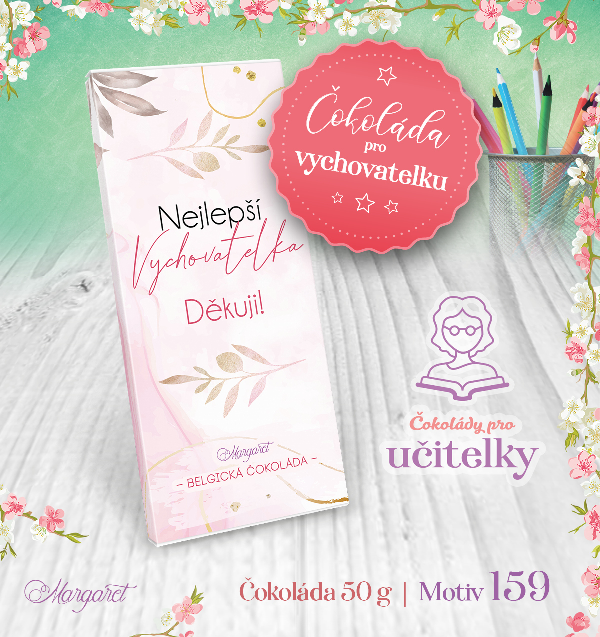 Belgická čokoláda 50 g | Motiv 159