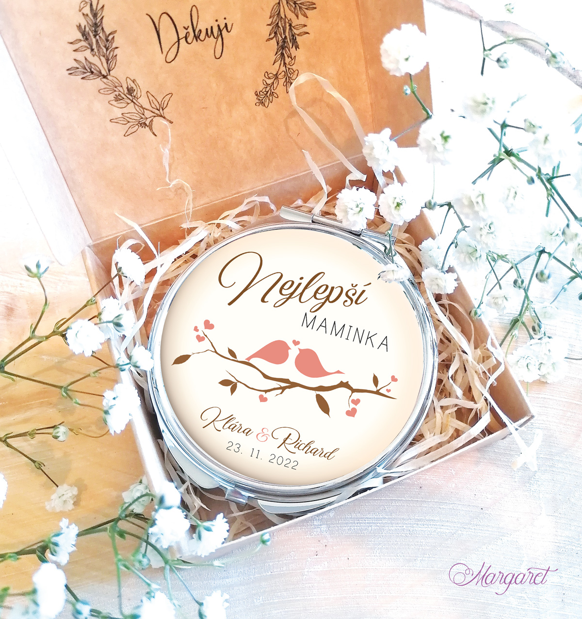 Dárková krabička – kraftová