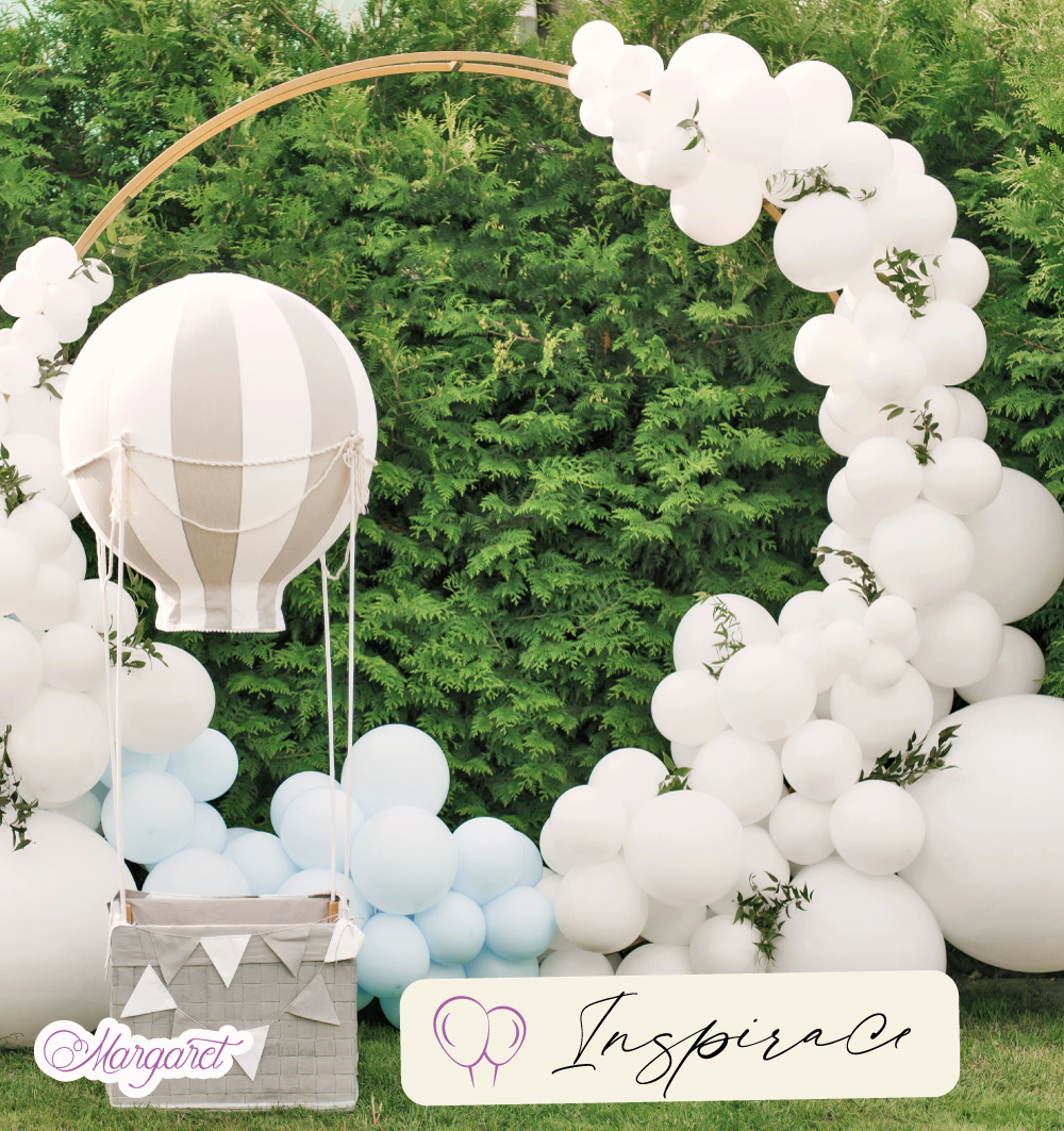 Pastelový balónek SVĚTLE MODRÝ, 27 cm