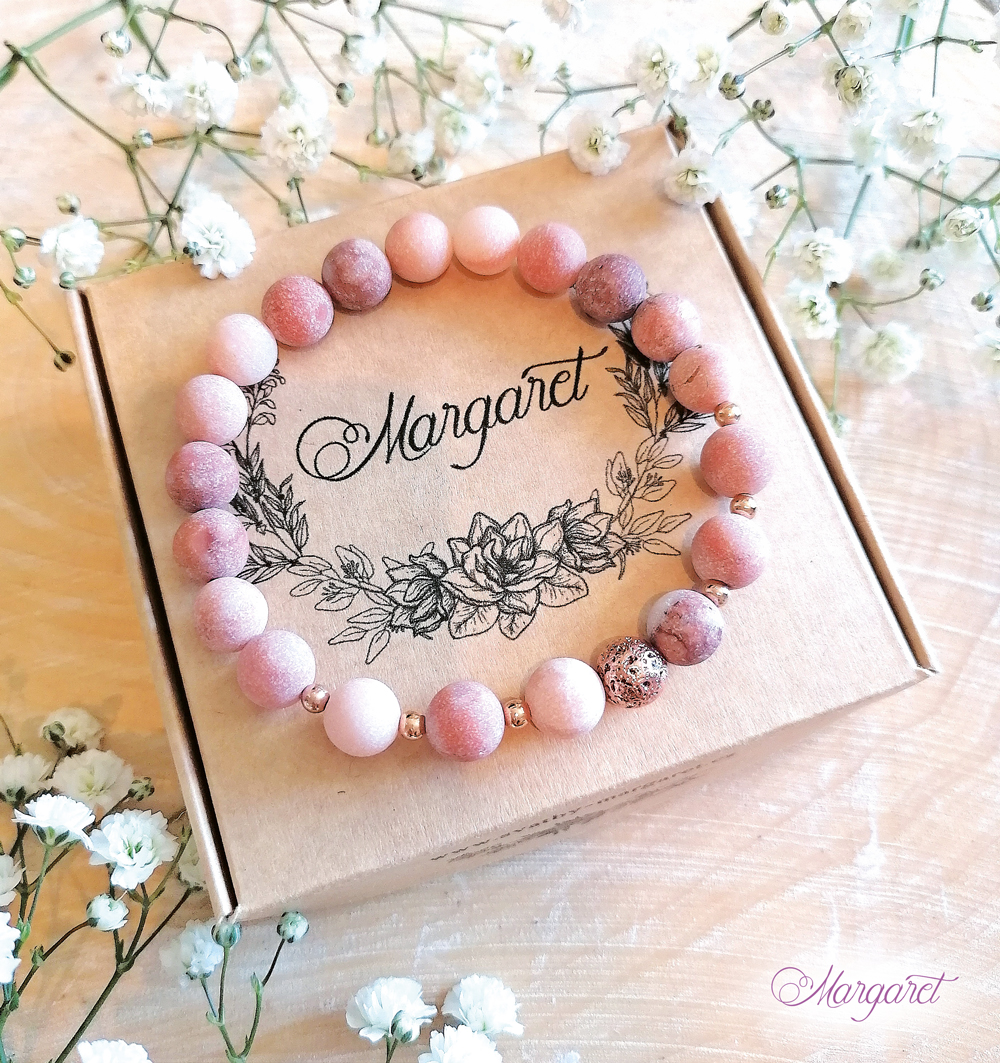 Minerální náramek – Tyrkenit & Křišťál