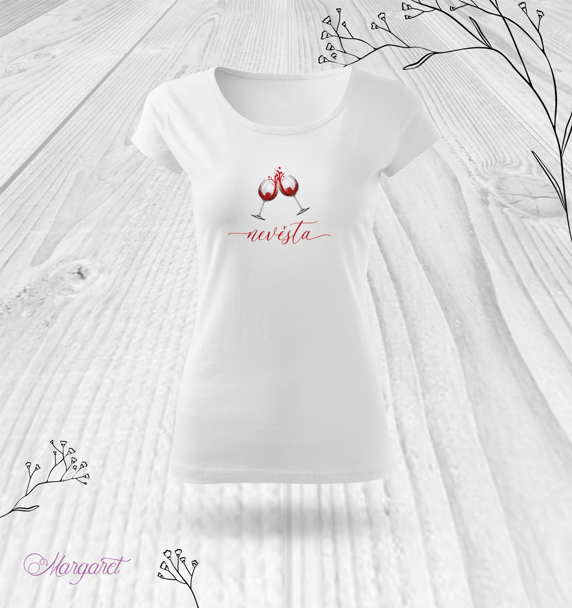 Tričko Nevěsta | Motiv 8