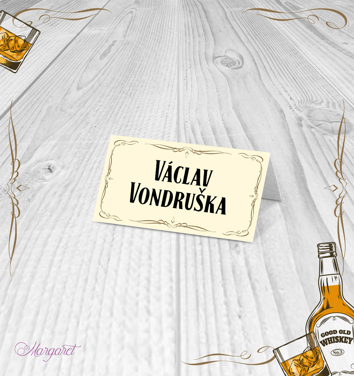 Jmenovka na stůl | Oslava narozenin