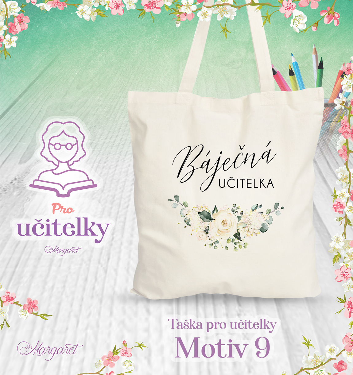 Taška s potiskem – Pro učitelky