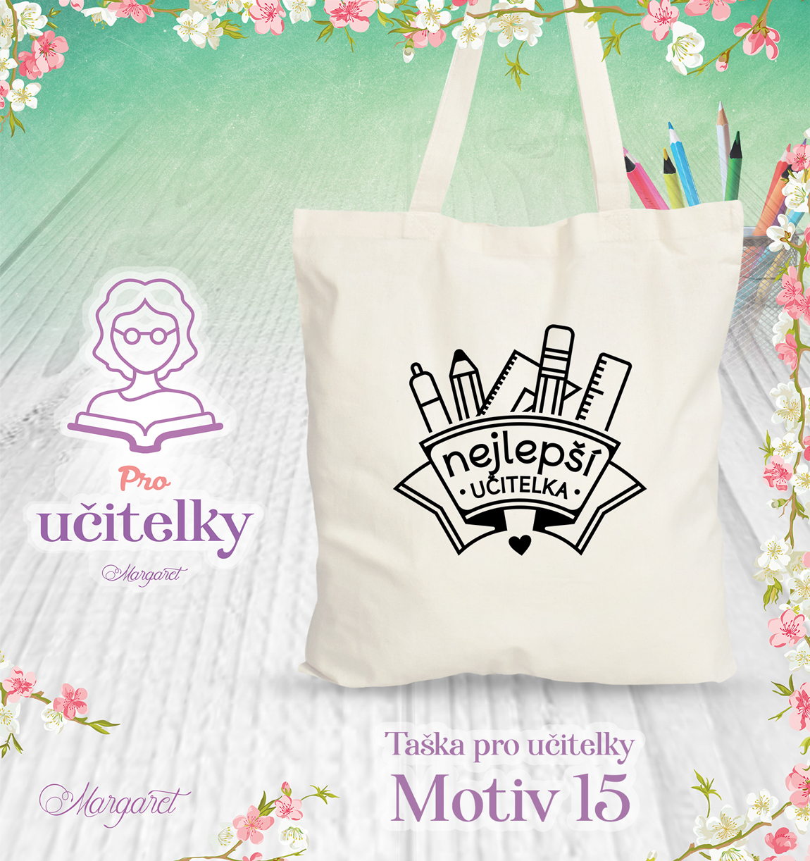 Taška s potiskem – Pro učitelky