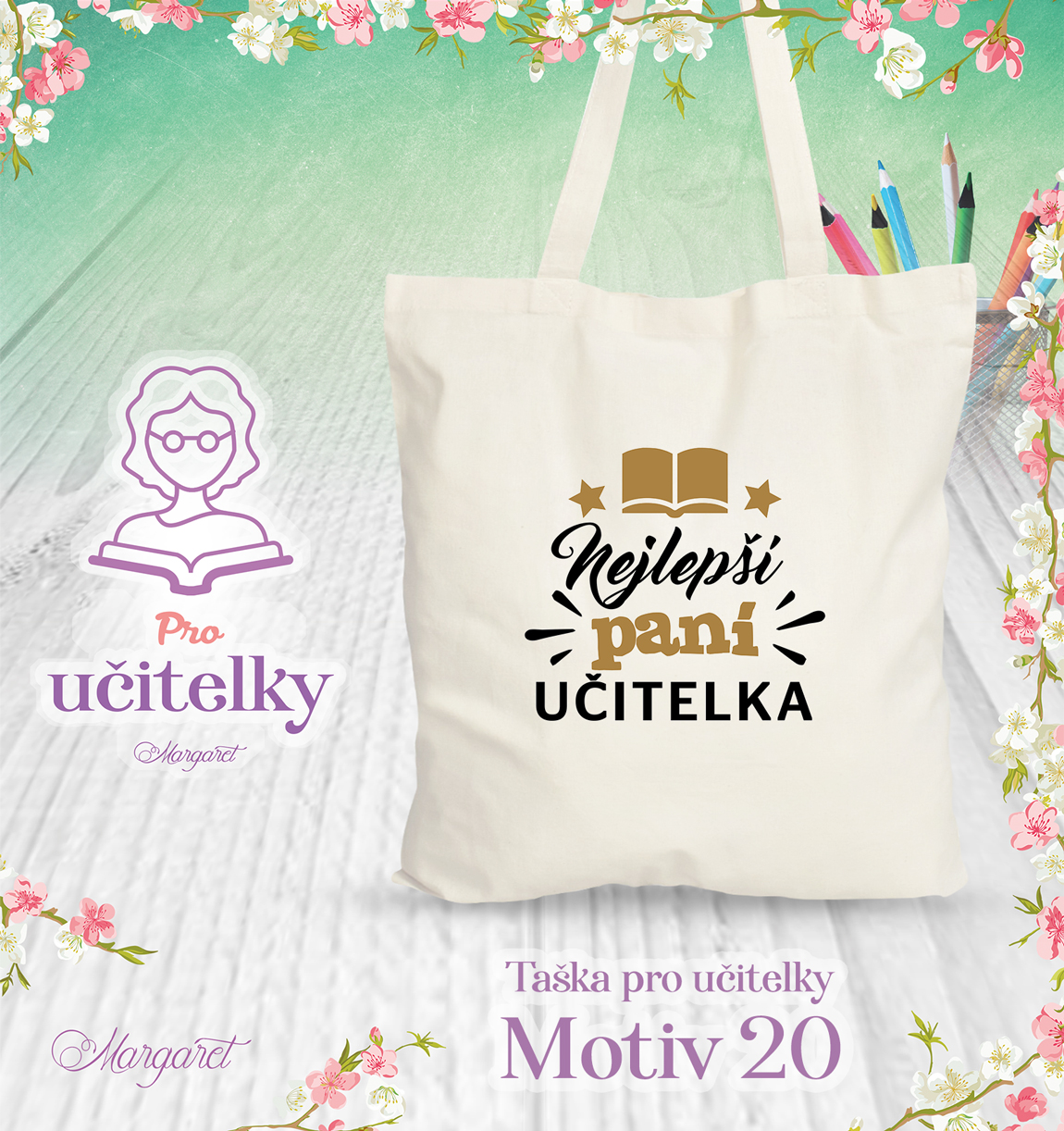 Taška s potiskem – Pro učitelky
