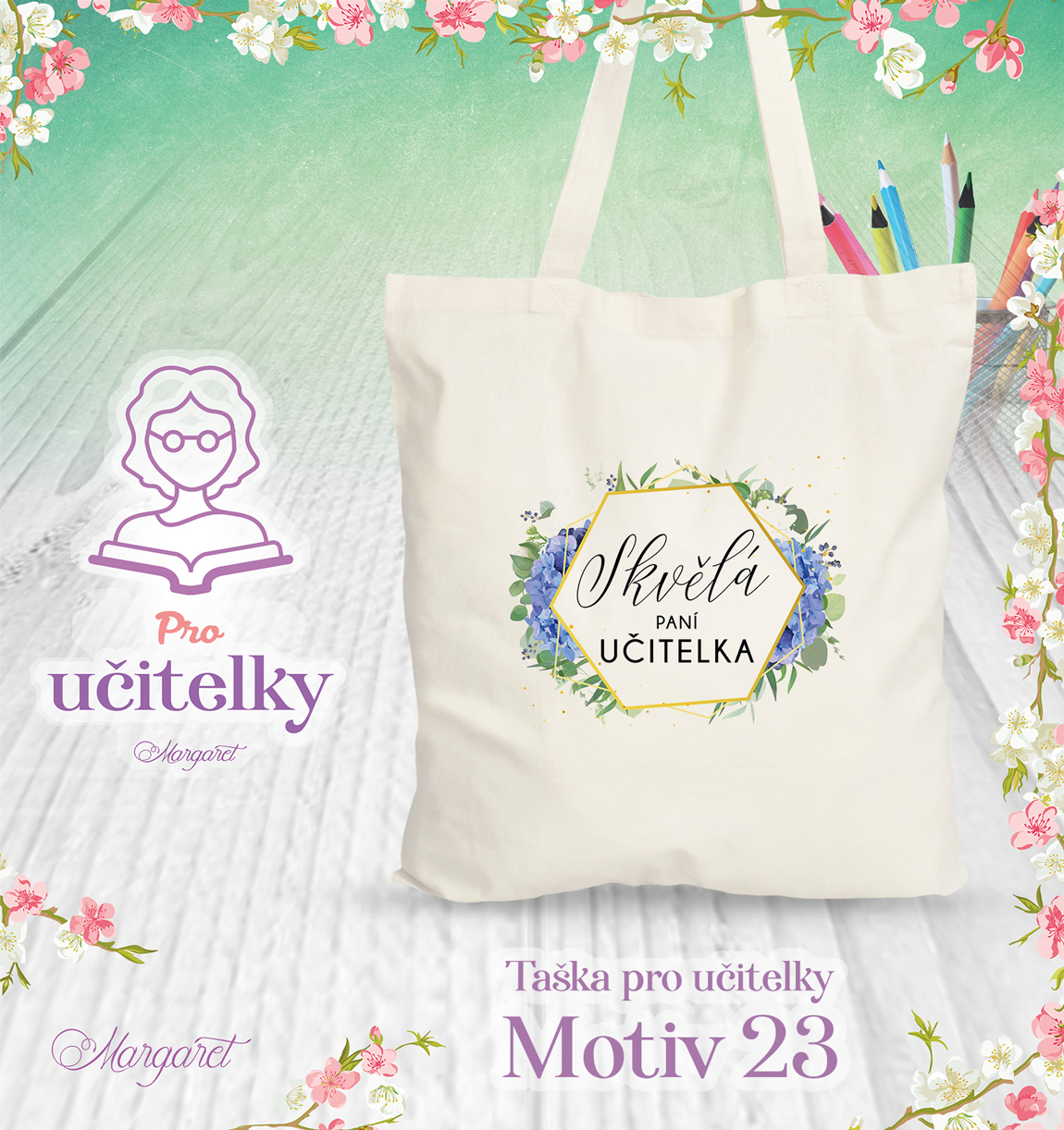 Taška s potiskem – Pro učitelky