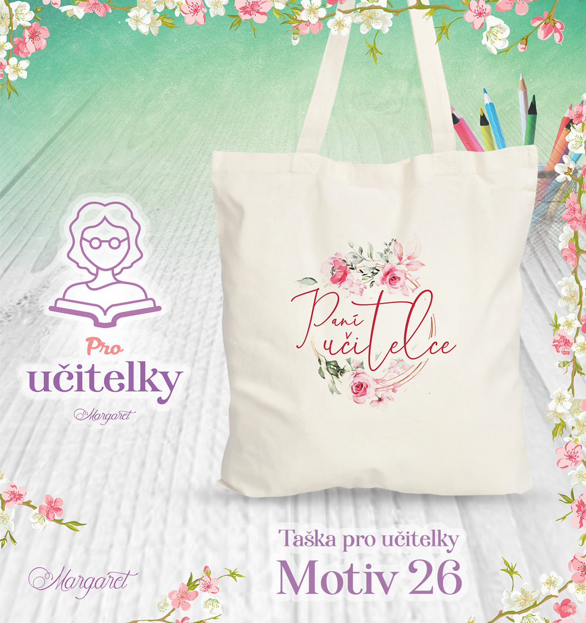 Taška s potiskem – Pro učitelky