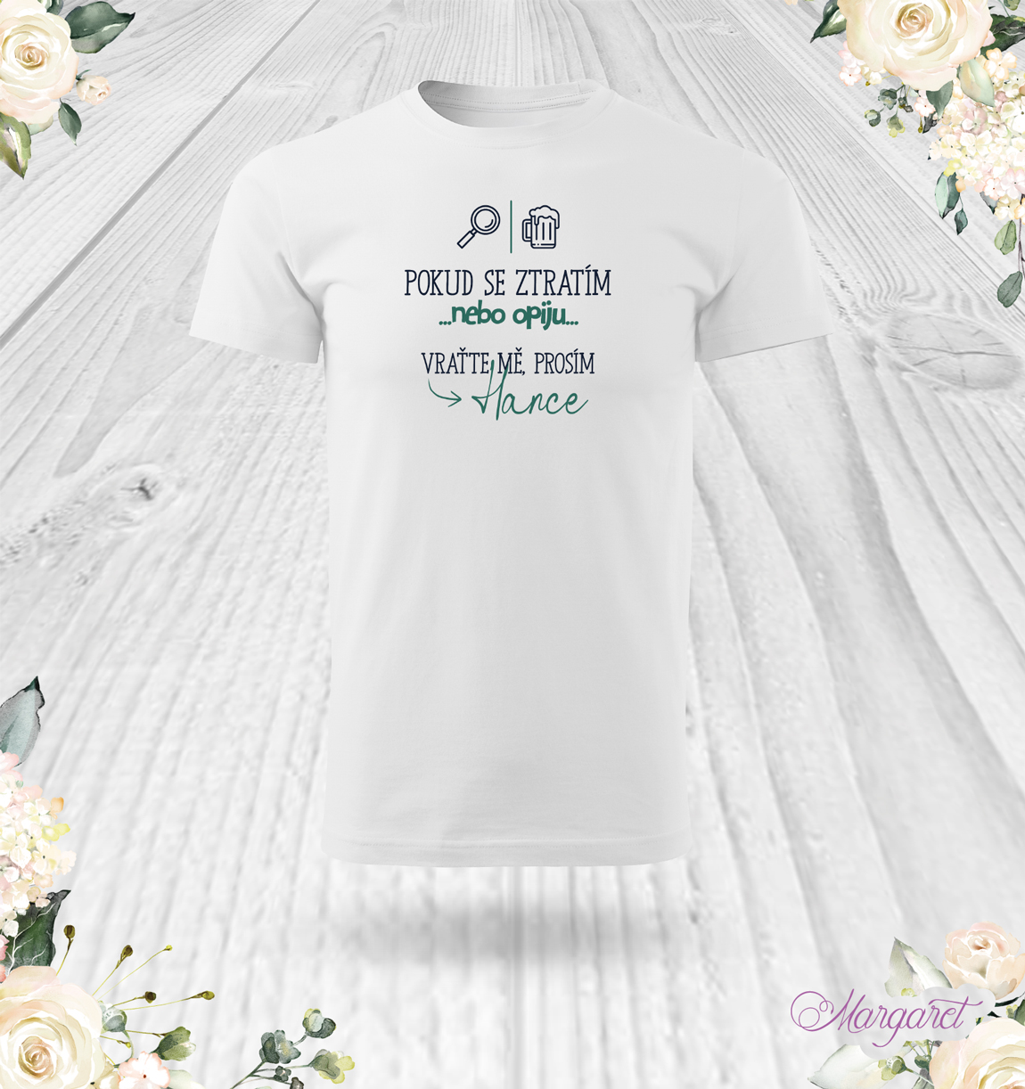 Párová trička Pokud se ztratím... | 2 ks