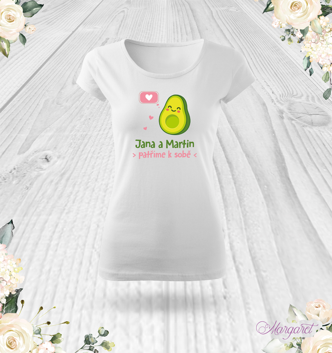 Párová trička Avokádka | 2 ks