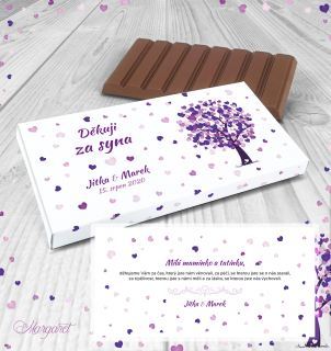 Čokoláda "Poděkování za syna" | SK01