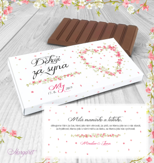 Čokoláda "Poděkování za syna" | SK02