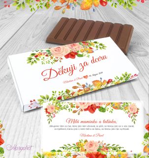 Čokoláda "Poděkování za dceru" | SK04