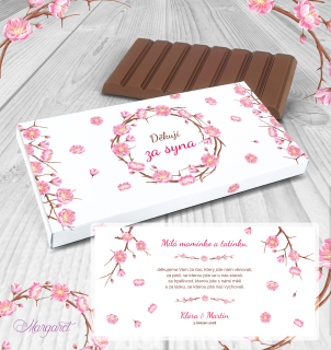 Čokoláda "Poděkování za syna" | SK08