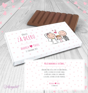 Čokoláda "Poděkování za dceru" | SK10