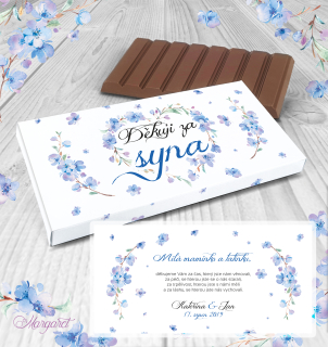 Čokoláda "Poděkování za syna" | SK33