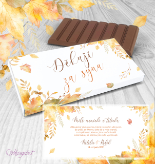 Čokoláda "Poděkování za syna" | SK18