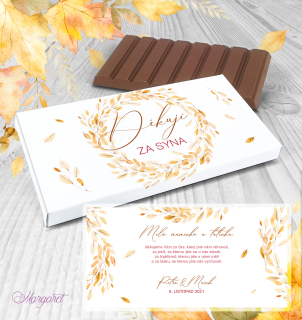 Čokoláda "Poděkování za syna" | SK19