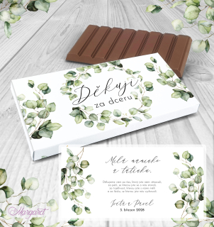 Čokoláda "Poděkování za dceru" | SK21