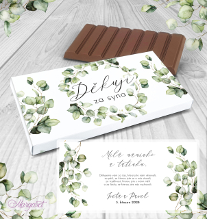 Čokoláda "Poděkování za syna" | SK21