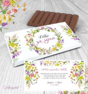 Čokoláda "Poděkování za syna" | SK24