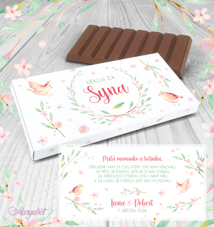 Čokoláda "Poděkování za syna" | SK27