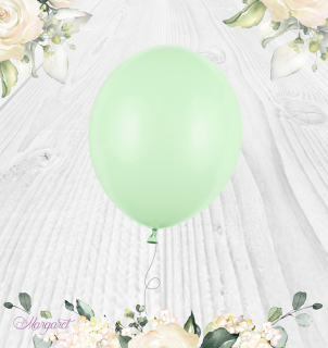 Pastelový balónek PISTÁCIOVÝ, 27 cm