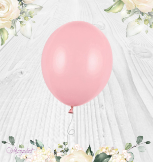 Pastelový balónek RŮŽOVÝ, 27 cm