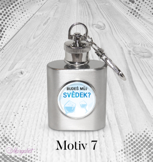 Mini placatka „Budeš můj svědek?“ | Motiv 7