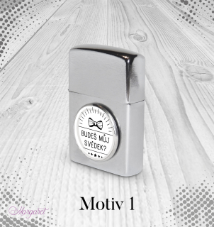 Zapalovač „Budeš můj svědek?“ | Motiv 1