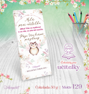 Belgická čokoláda 50 g | Motiv 129